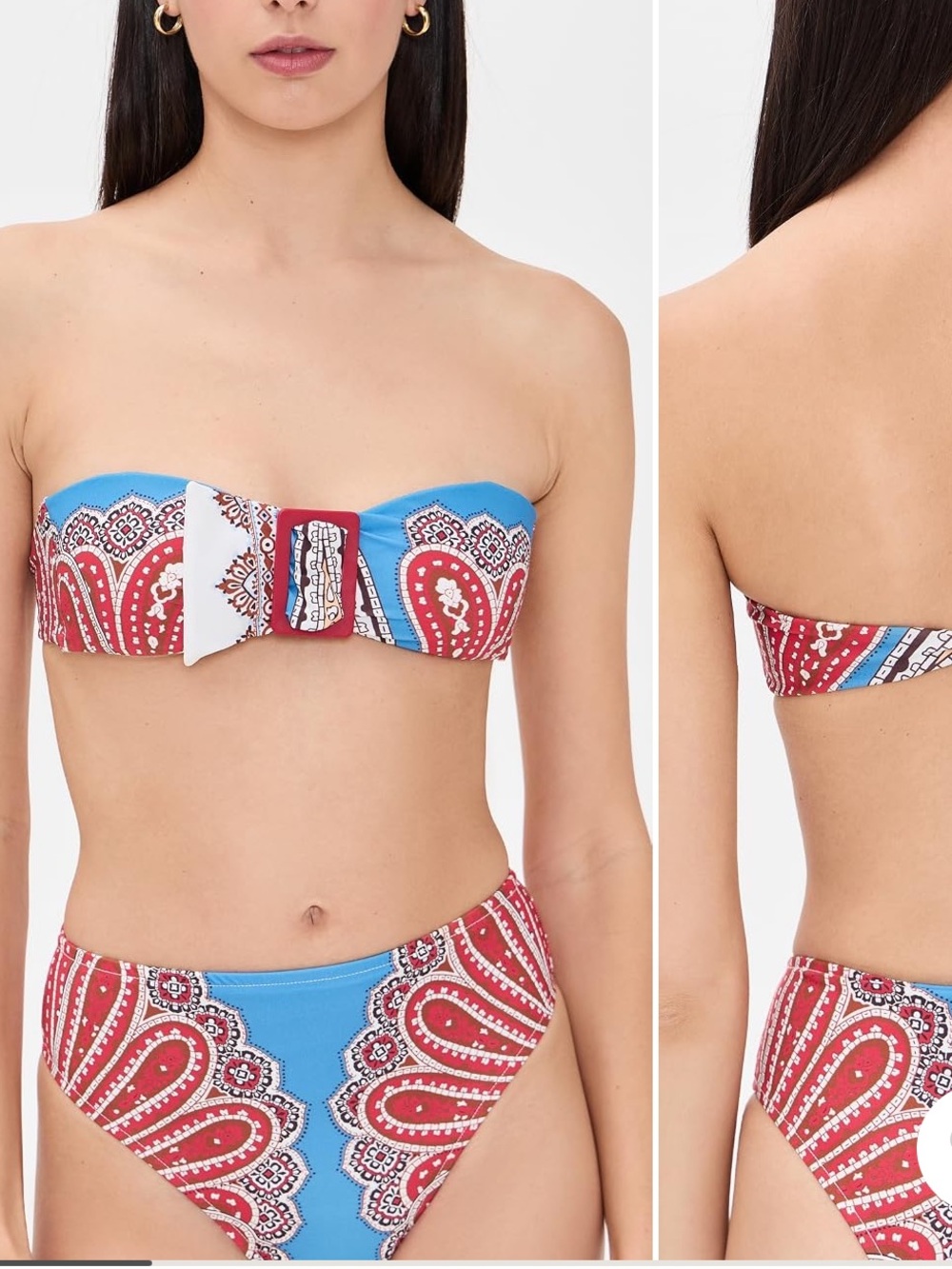 FARM Rio
Jandaya Dance Bandeau Bikini Top & High Waist Bikini Bottom
Size M
NWT